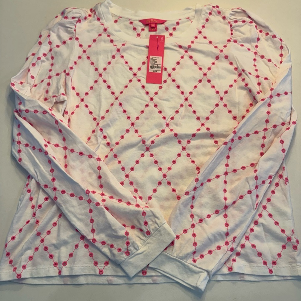 Lilly Pulitzer Pink Jansen Knit Sweatshirt